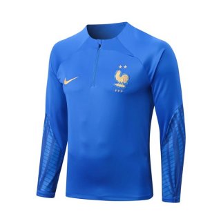 Felpa Allenamento France Top 2023 Blu Felpa Allenamento France Top 2023 Blu
