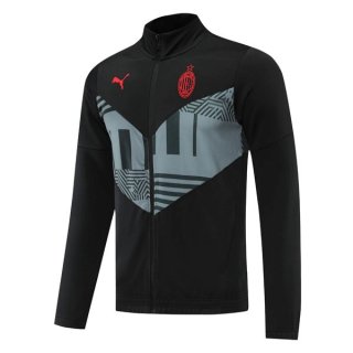 Felpa AC Milan 2022/23 Nero Grigio Felpa AC Milan 2022/23 Nero Grigio