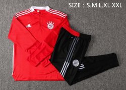 Felpa Allenamento Bayern Monaco 2022 Nero Rosso