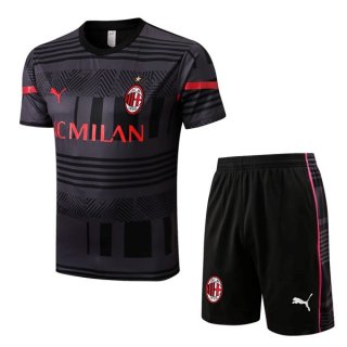 Maglia Formazione AC Milan Set Completo 2022/23 Grigio Maglia Formazione AC Milan Set Completo 2022/23 Grigio