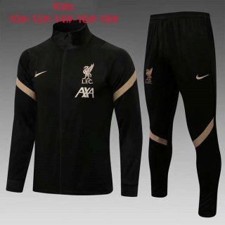Bambino Giacca Liverpool 2022 Nero Bambino Giacca Liverpool 2022 Nero