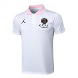Polo PSG 2025/26 Bianco Rosa
