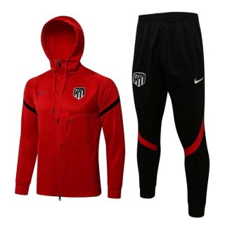 Giacca Cappuccio Atletico Madrid 2022 Rosso Giacca Cappuccio Atletico Madrid 2022 Rosso