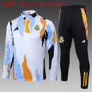 Bambino Felpa Allenamento Real Madrid 2025/26 Blu Bianco