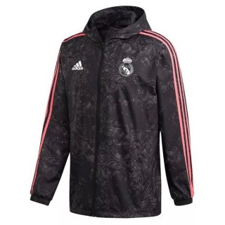 Giacca a vento Real Madrid 2021/22 Nero Rosa Giacca a vento Real Madrid 2021/22 Nero Rosa