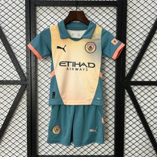 Maglia Manchester City 4ª Bambino 2024/25