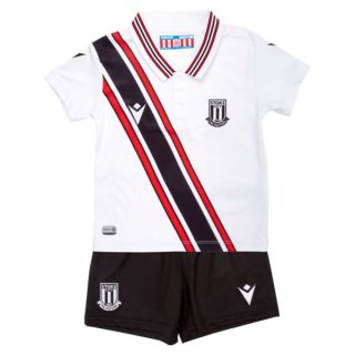 Maglia Stoke City Away Bambino 2022/23 Bianco Maglia Stoke City Away Bambino 2022/23 Bianco