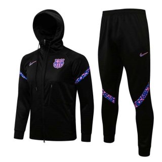 Giacca Cappuccio Barcellona 2022 Nero Rosa Giacca Cappuccio Barcellona 2022 Nero Rosa