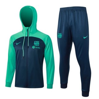 Felpa Cappuccio Barcellona 2024 Blu 3 Felpa Cappuccio Barcellona 2024 Blu 3