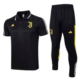 Polo Juventus Set Completo 2023/24 Nero Polo Juventus Set Completo 2023/24 Nero