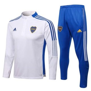 Felpa Allenamento Boca Juniors 2022 Bianco Blu Felpa Allenamento Boca Juniors 2022 Bianco Blu