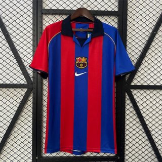 Thailandia Maglia Barcellona Home Retro 2001-2002 Thailandia Maglia Barcellona Home Retro 2001-2002