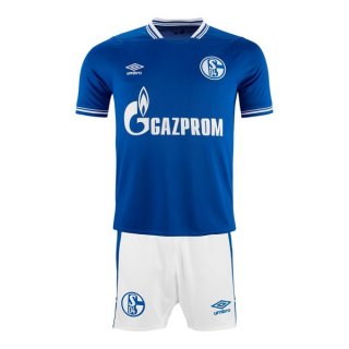 Maglia Schalke 04 Home Bambino 2021/22 Blu Maglia Schalke 04 Home Bambino 2021/22 Blu