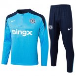 Felpa Allenamento Chelsea 2024/25 Blu 4