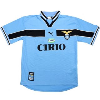 Thailandia Maglia Lazio Home Retro 1998 2000 Blu Luce Thailandia Maglia Lazio Home Retro 1998 2000 Blu Luce