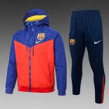 Giacca a vento Barcellona Set Completo 2025/26 Blu Rosso