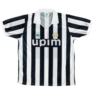 Thailandia Maglia Juventus Home Retro 1991 1992 Nero Bianco Thailandia Maglia Juventus Home Retro 1991 1992 Nero Bianco