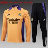 Bambino Felpa Allenamento Real Madrid 2025/26 Giallo