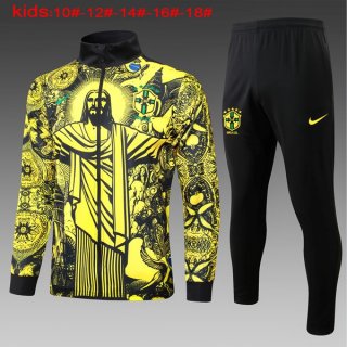 Bambino Giacca Brasile 2024/25 Giallo Bambino Giacca Brasile 2024/25 Giallo