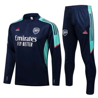 Felpa Allenamento Arsenal 2022 Blu Verde Felpa Allenamento Arsenal 2022 Blu Verde