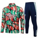 Felpa Allenamento Arsenal 2025/26 Verde Rosso