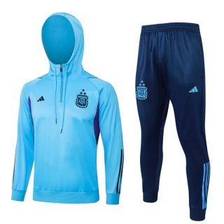 Felpa Cappuccio Argentina 2024 Blu Felpa Cappuccio Argentina 2024 Blu