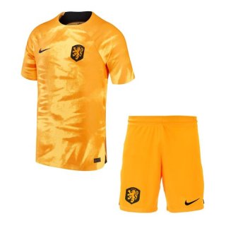 Maglia Paesi Bassi Home Bambino 2022/23 Maglia Paesi Bassi Home Bambino 2022/23