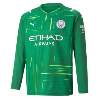 Thailandia Maglia Manchester City Portiere ML 2021/22 Verde Thailandia Maglia Manchester City Portiere ML 2021/22 Verde