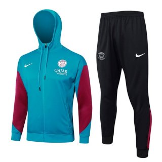 Felpa Cappuccio PSG 24/25 Blu Rosso 3 Felpa Cappuccio PSG 24/25 Blu Rosso 3