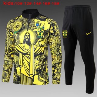 Bambino Felpa Allenamento Brasile 2024/25 Giallo Bambino Felpa Allenamento Brasile 2024/25 Giallo