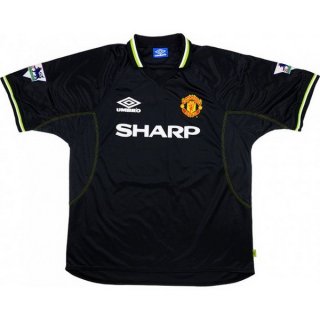 Thailandia Maglia Manchester United Terza Retro 1998 1999 Nero Thailandia Maglia Manchester United Terza Retro 1998 1999 Nero