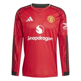Thailandia Maglia Manchester United Prima ML 2025/26 Thailandia Maglia Manchester United Prima ML 2025/26