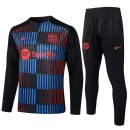 Felpa Allenamento Barcellona 2024/25 Blu Nero