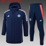 Piumino Manchester United Set Completo 2024/25 Blu