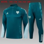 Bambino Felpa Allenamento Cruzeiro 2025/26 Verde