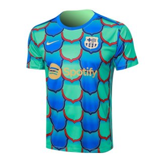 Maglia Formazione Barcellona 24/25 Verde Blu Maglia Formazione Barcellona 24/25 Verde Blu