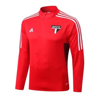 Felpa Allenamento São Paulo Top 2023 Rosso Felpa Allenamento São Paulo Top 2023 Rosso
