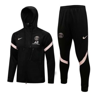 Giacca Cappuccio PSG 2022 Nero Rosa Giacca Cappuccio PSG 2022 Nero Rosa