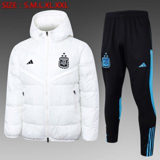 Piumino Argentina Set Completo 2024/25 Bianco Piumino Argentina Set Completo 2024/25 Bianco
