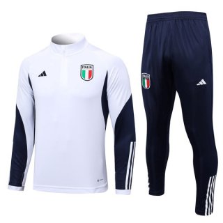 Felpa Allenamento Italia 2023/24 Bianco Felpa Allenamento Italia 2023/24 Bianco
