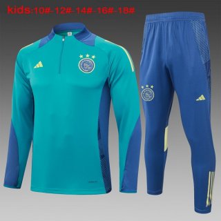 Bambino Felpa Allenamento Ajax 24/25 Verde 3 Bambino Felpa Allenamento Ajax 24/25 Verde 3