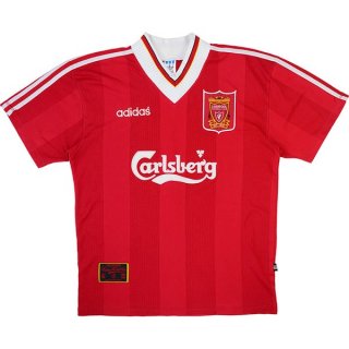 Thailandia Maglia Liverpool Home Retro 1995 1996 Rosso Thailandia Maglia Liverpool Home Retro 1995 1996 Rosso