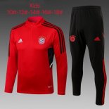 Bambino Felpa Allenamento Bayern Monaco 2023 Rosso Nero