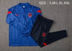 Felpa Allenamento Atletico Madrid 2022 Blu Nero