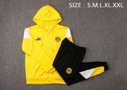 Giacca Cappuccio Borussia Dortmund 2022 Giallo