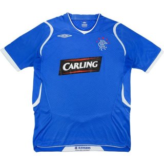 Thailandia Maglia Rangers Home Retro 2008 2009 Blu Thailandia Maglia Rangers Home Retro 2008 2009 Blu