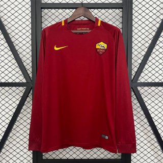Thailandia Maglia Roma Prima ML Retro 2017-2018 Thailandia Maglia Roma Prima ML Retro 2017-2018