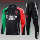 Bambino Felpa Allenamento Arsenal 2024/25 Nero Rosso