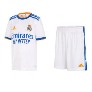 Maglia Real Madrid Home Bambino 2021/22 Bianco Maglia Real Madrid Home Bambino 2021/22 Bianco