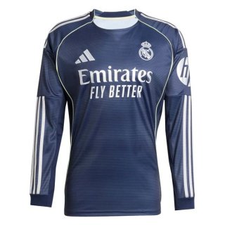 Thailandia Maglia Real Madrid Seconda ML 2025/26 Thailandia Maglia Real Madrid Seconda ML 2025/26